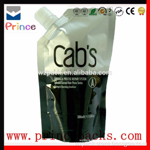 stand up drink pouch with spout